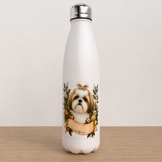 Personalised Shih Tzu water bottle