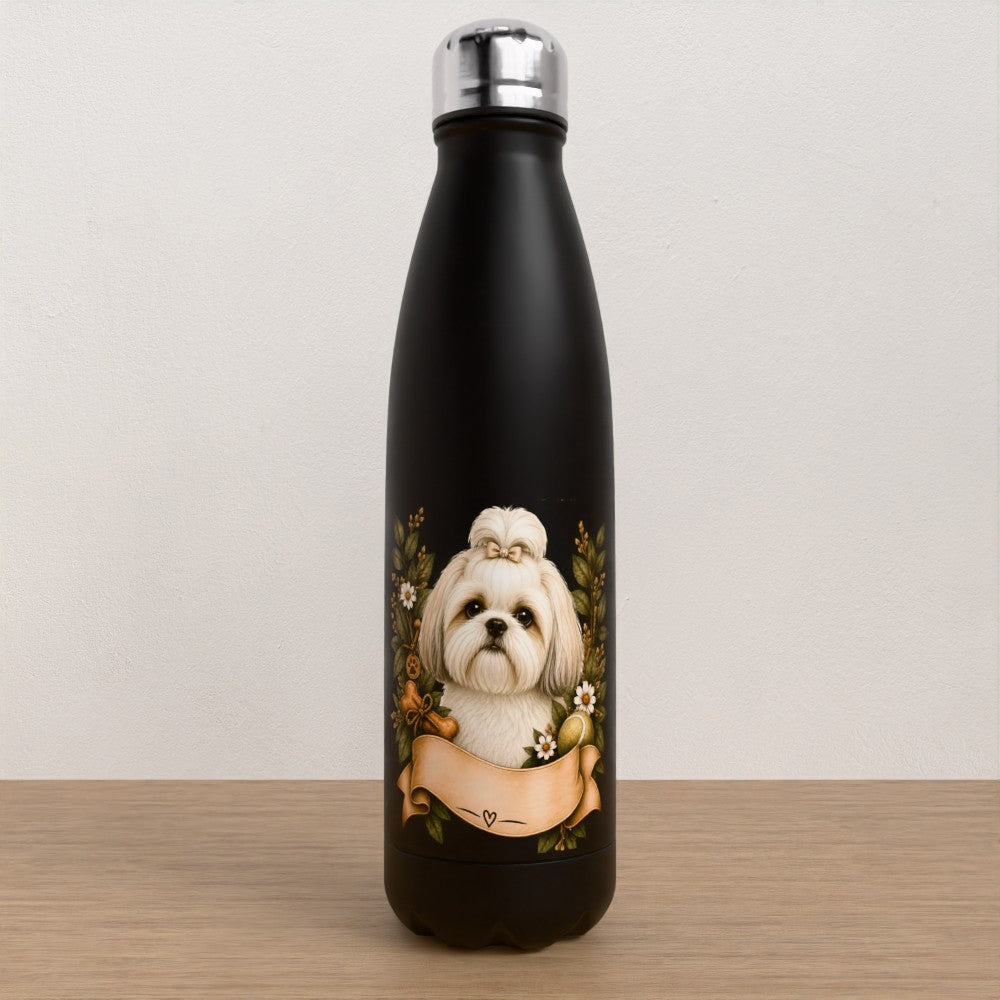 Personalised Shih Tzu water bottle