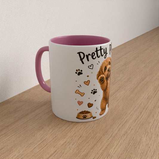 Personalised Cockapoo mug | choose coat & handle/interiour colour