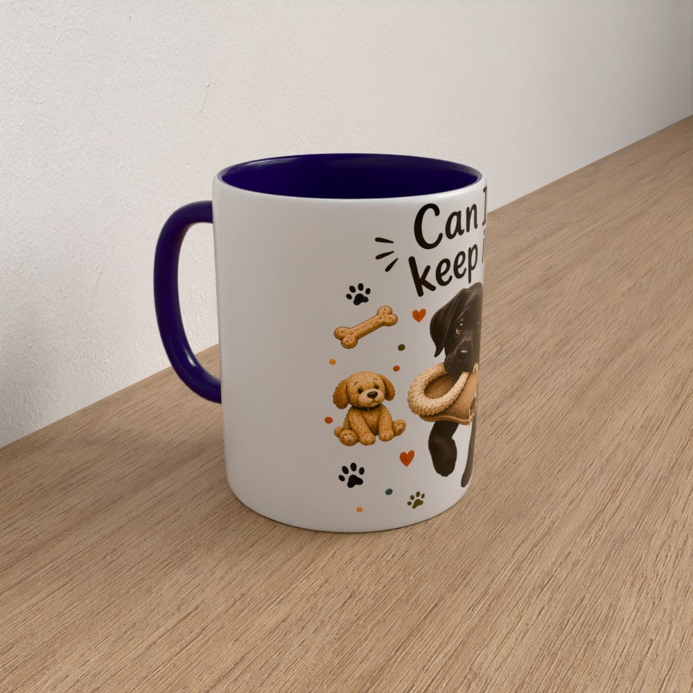 Personalised Labrador mug | choose coat & handle/interiour colour