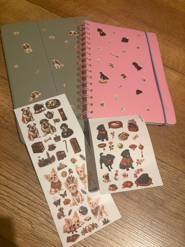 Dog premium Vinyl kiss cut stickers