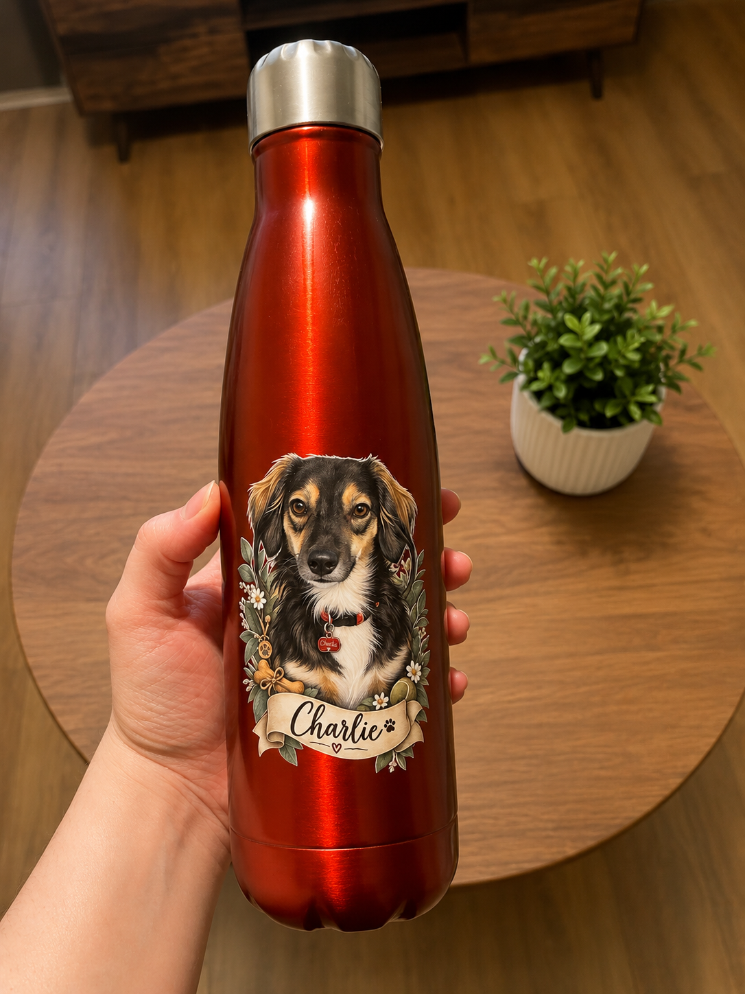 Premium 18oz double walled stainless steel water bottle