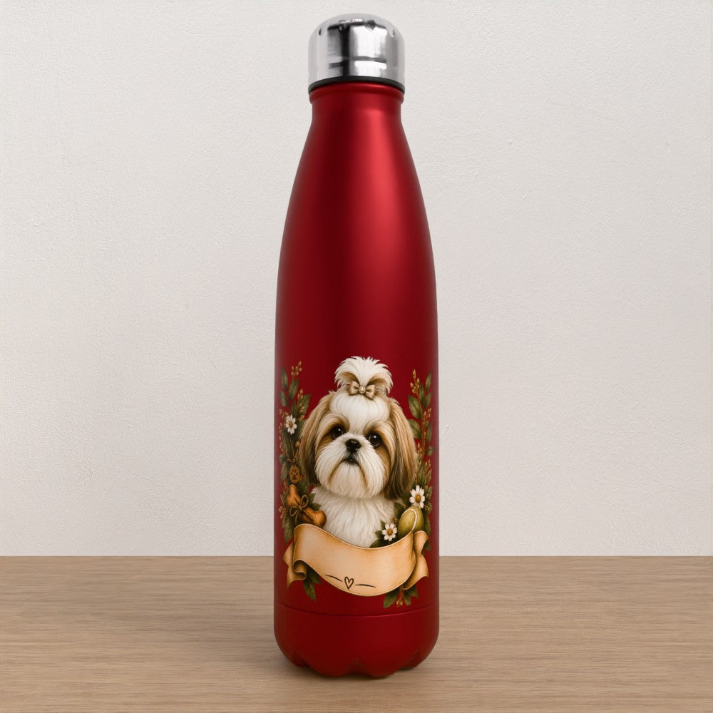 Personalised Shih Tzu water bottle