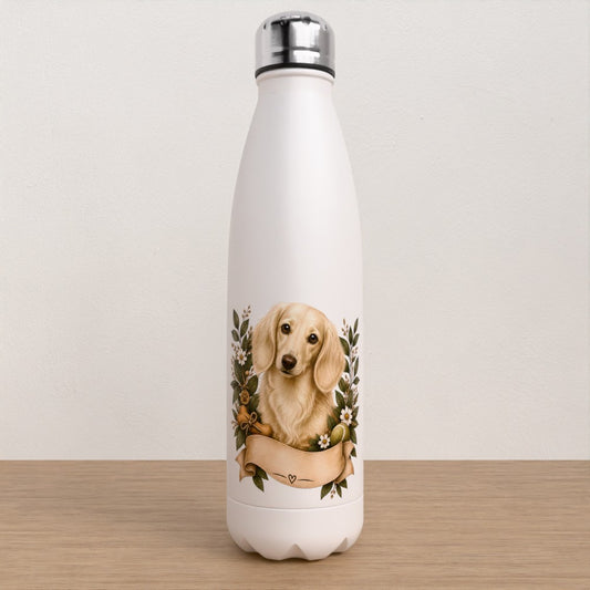 Personalised Dachshund water bottle