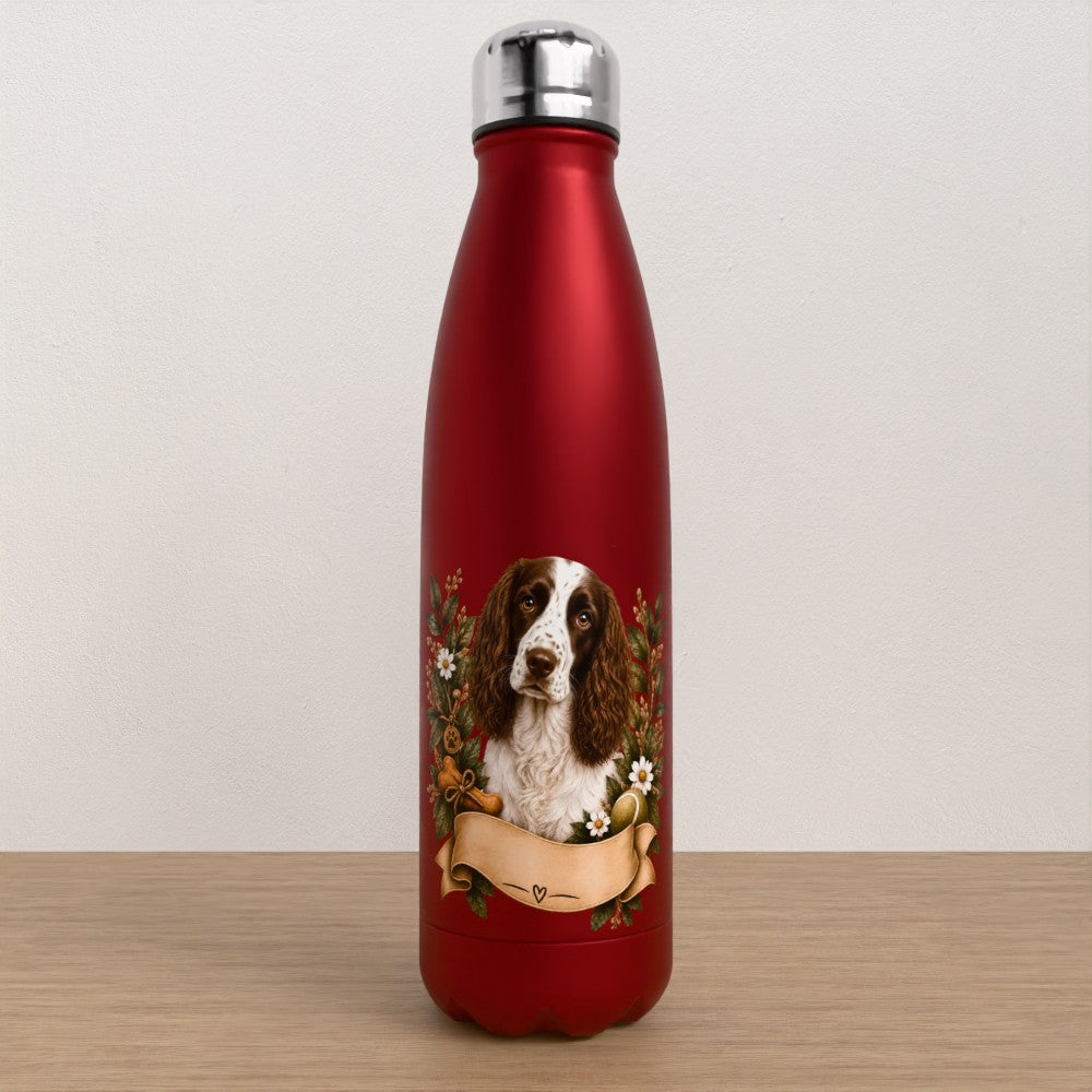 Personalised Spaniel water bottle