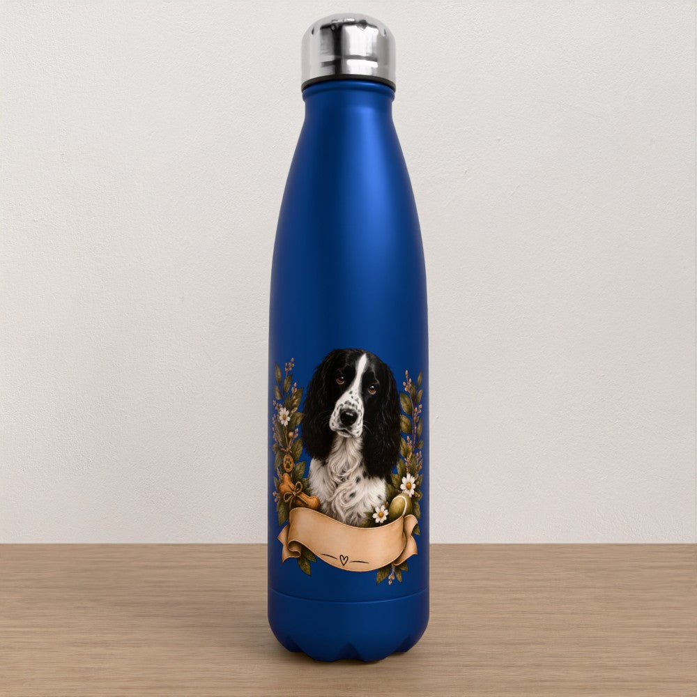 Personalised Spaniel water bottle