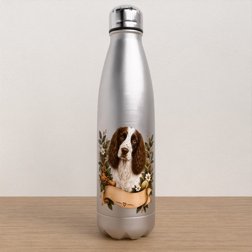 Personalised Spaniel water bottle