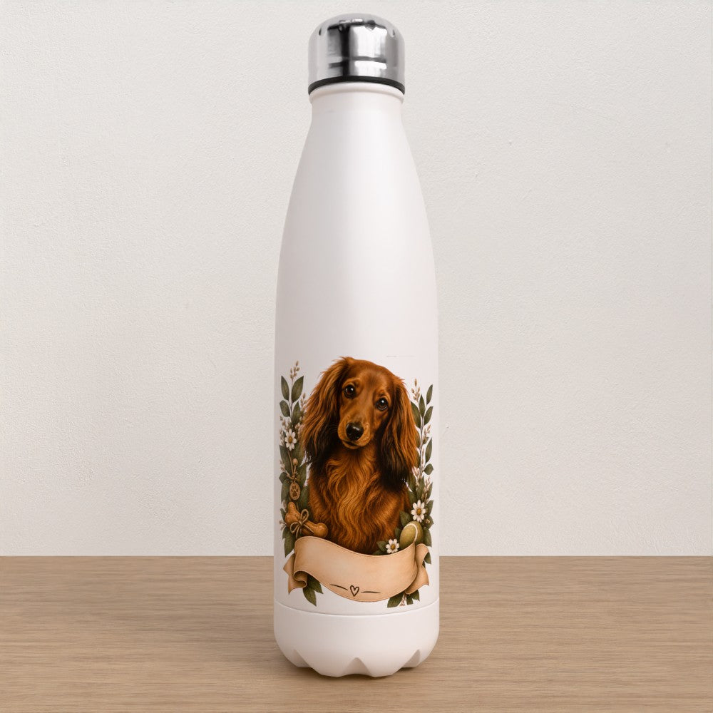 Personalised Dachshund water bottle