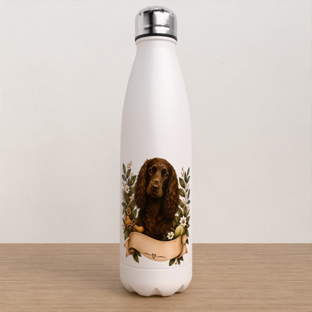 Personalised Spaniel water bottle