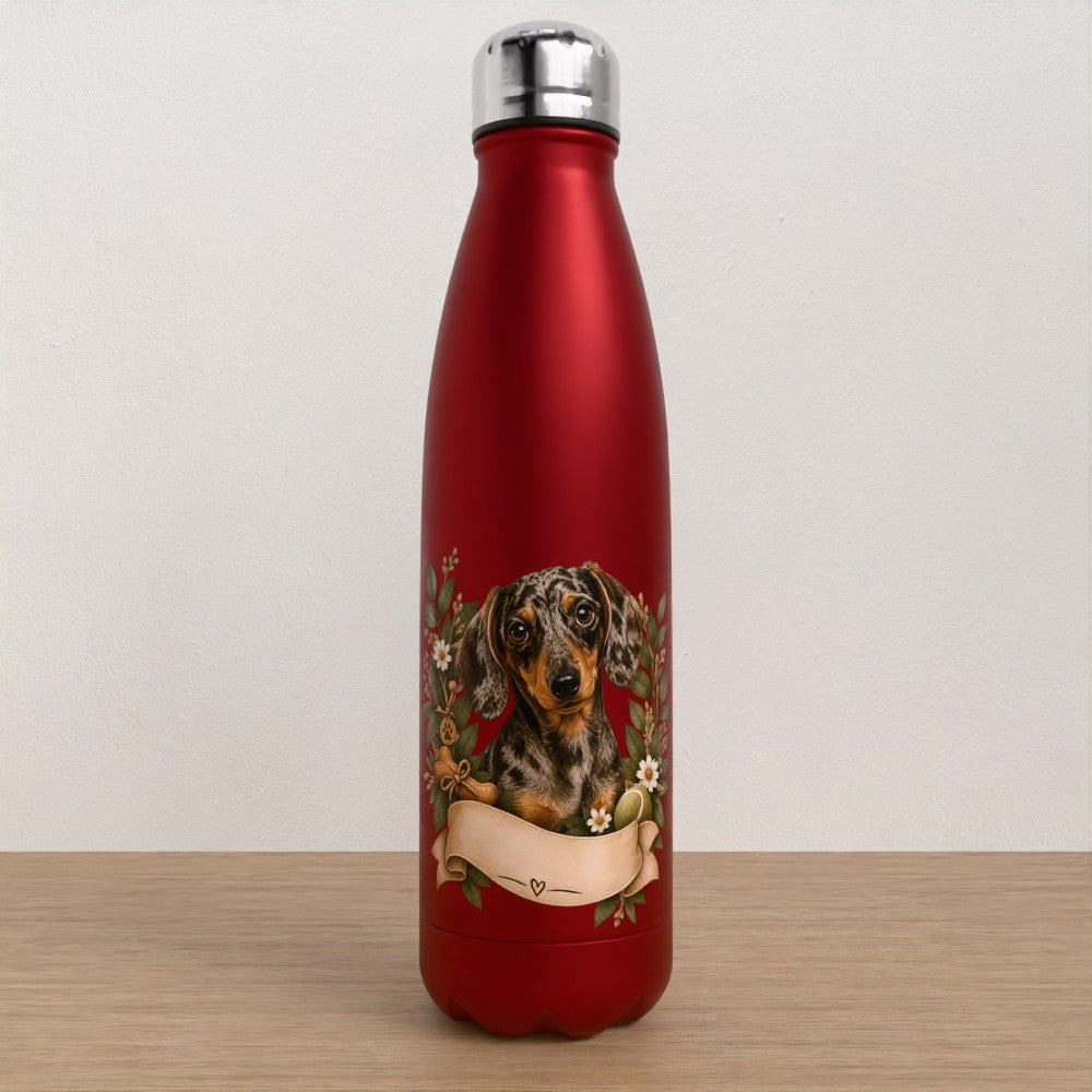 Personalised Dachshund water bottle
