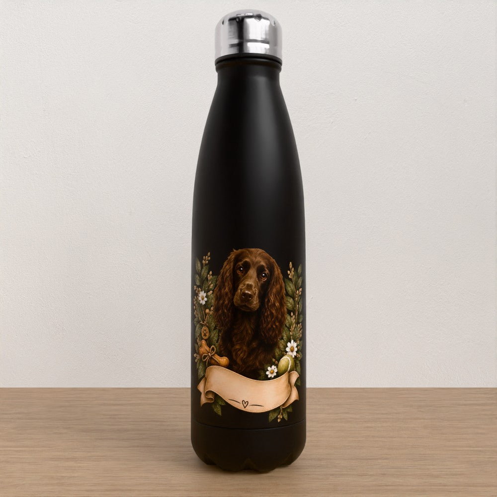 Personalised Spaniel water bottle