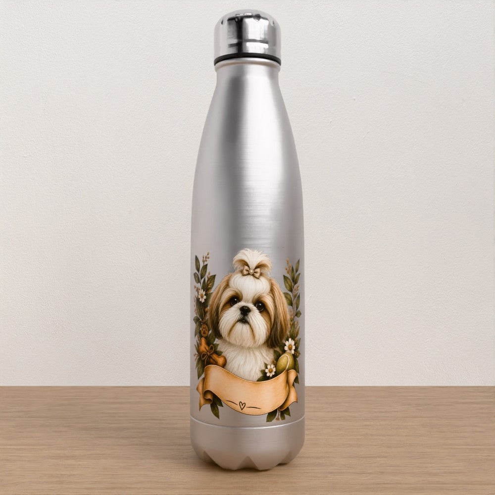 Personalised Shih Tzu water bottle