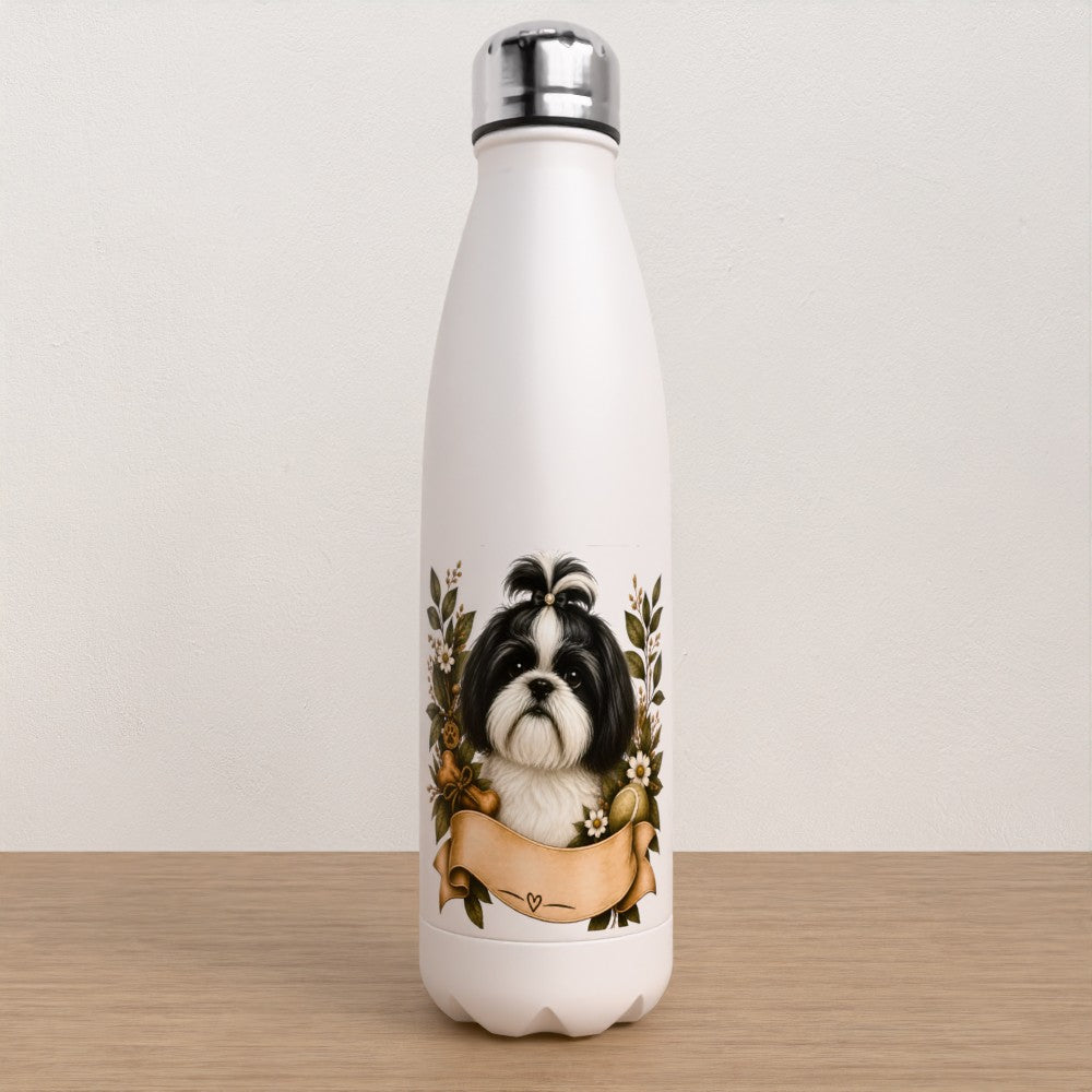 Personalised Shih Tzu water bottle