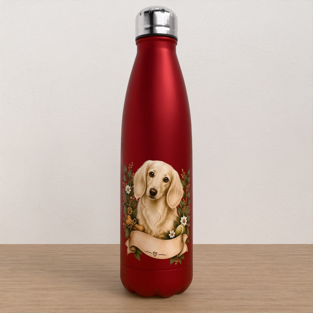 Personalised Dachshund water bottle
