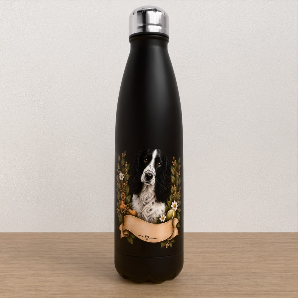 Personalised Spaniel water bottle