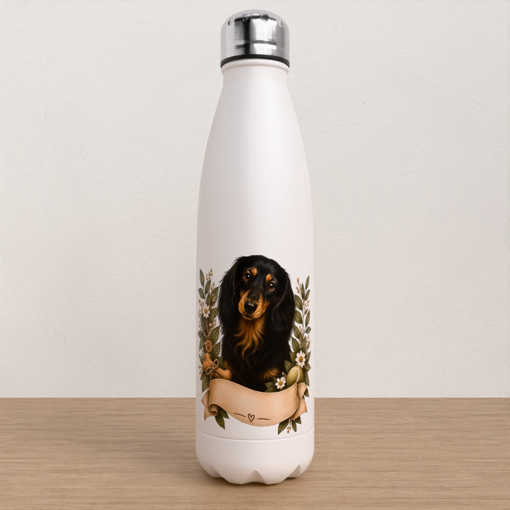 Personalised Dachshund water bottle