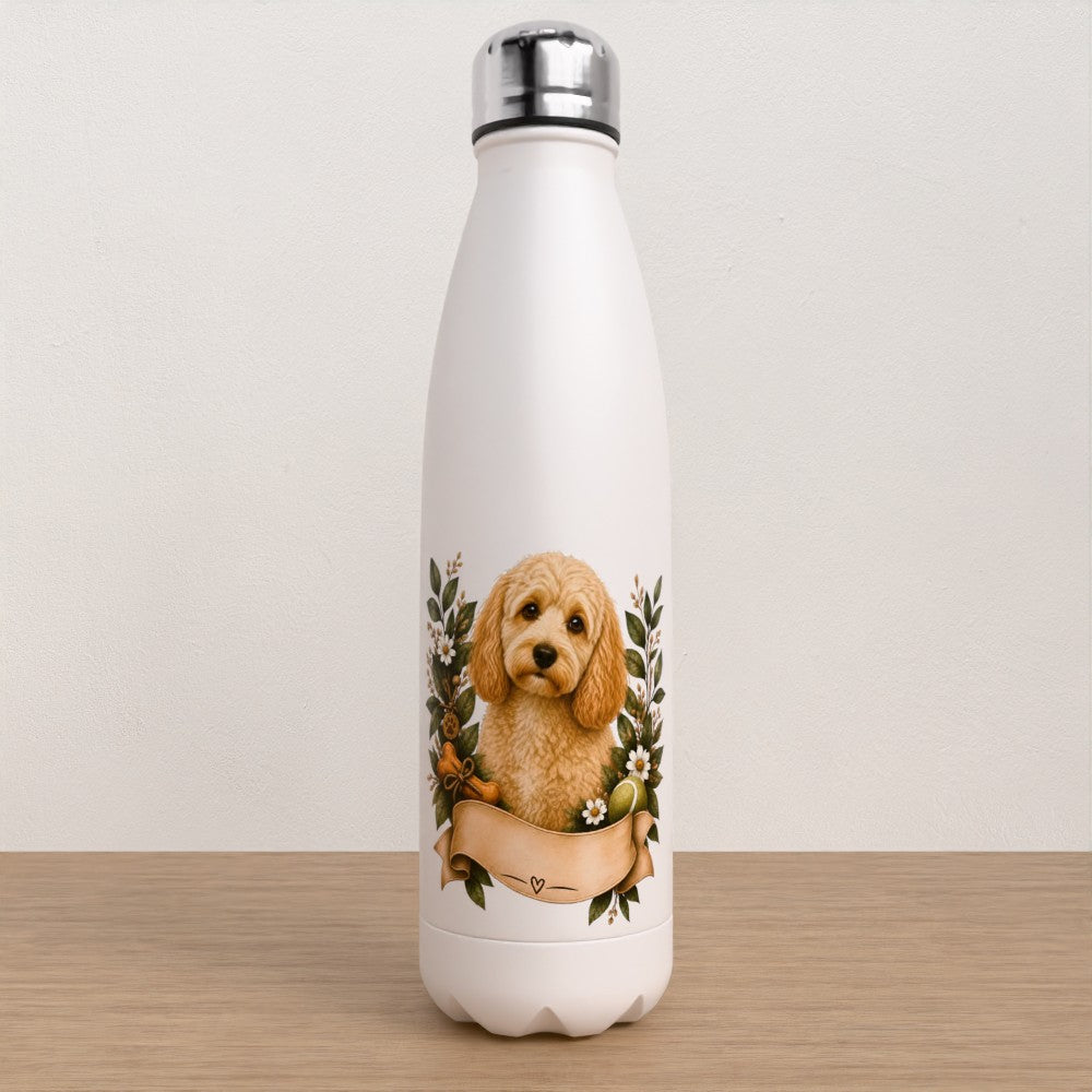 Personalised Cockapoo water bottle