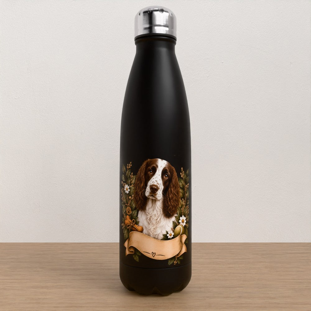 Personalised Spaniel water bottle