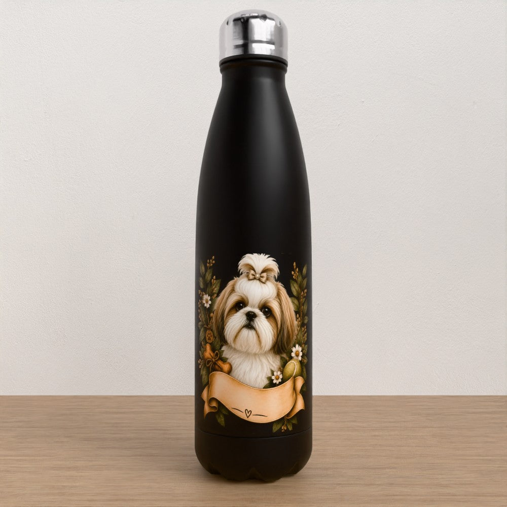 Personalised Shih Tzu water bottle