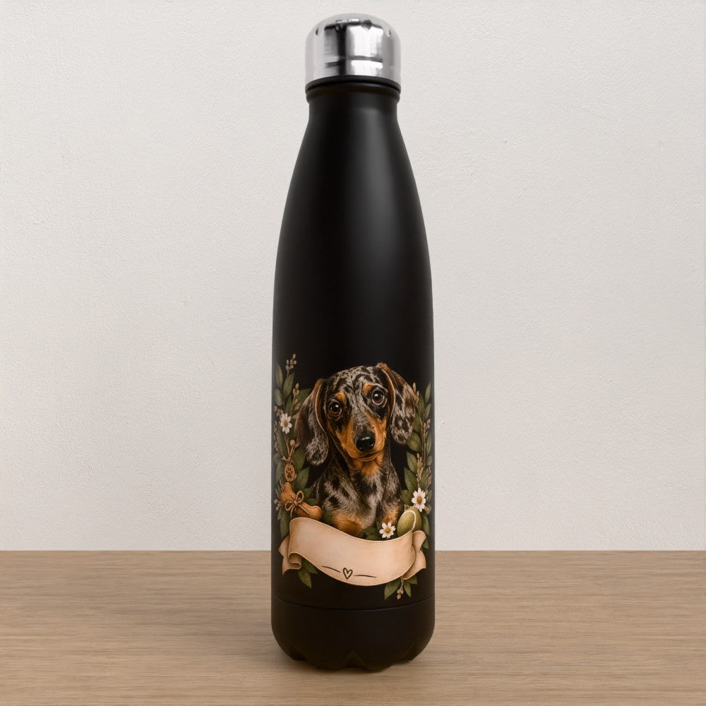 Personalised Dachshund water bottle