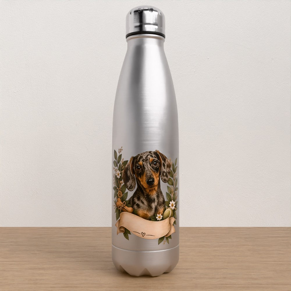 Personalised Dachshund water bottle