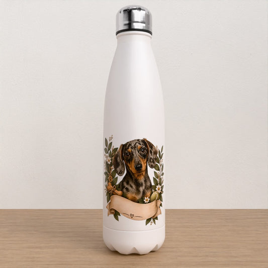 Personalised Dachshund water bottle
