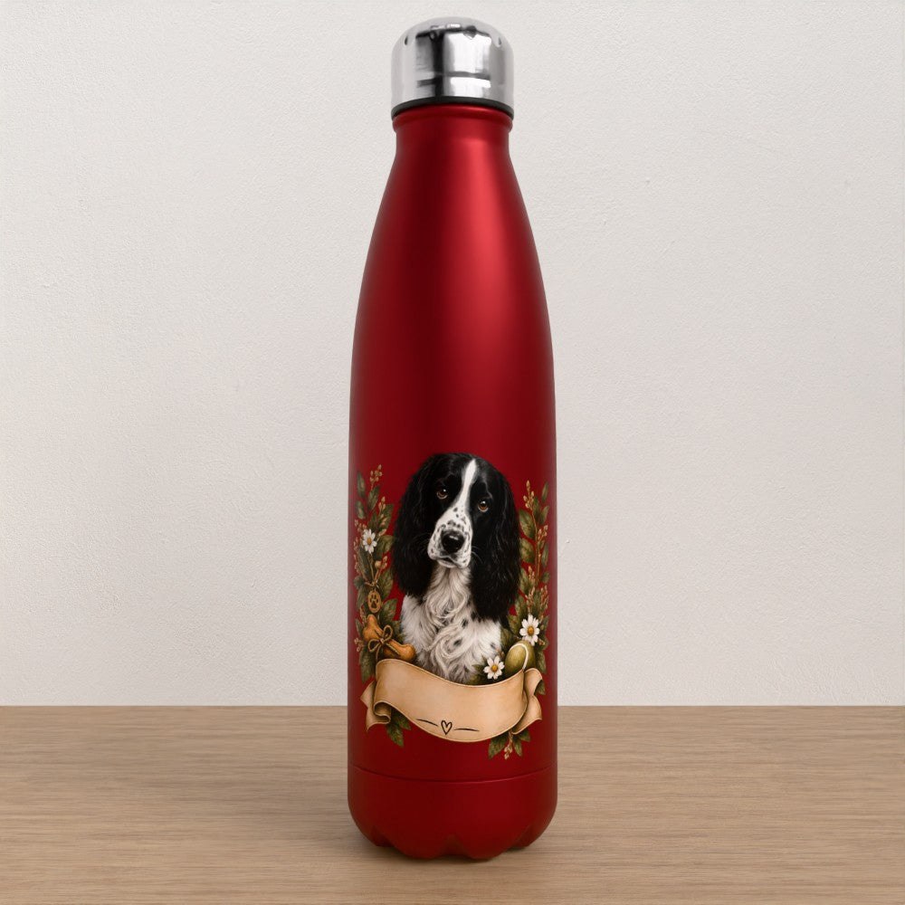 Personalised Spaniel water bottle