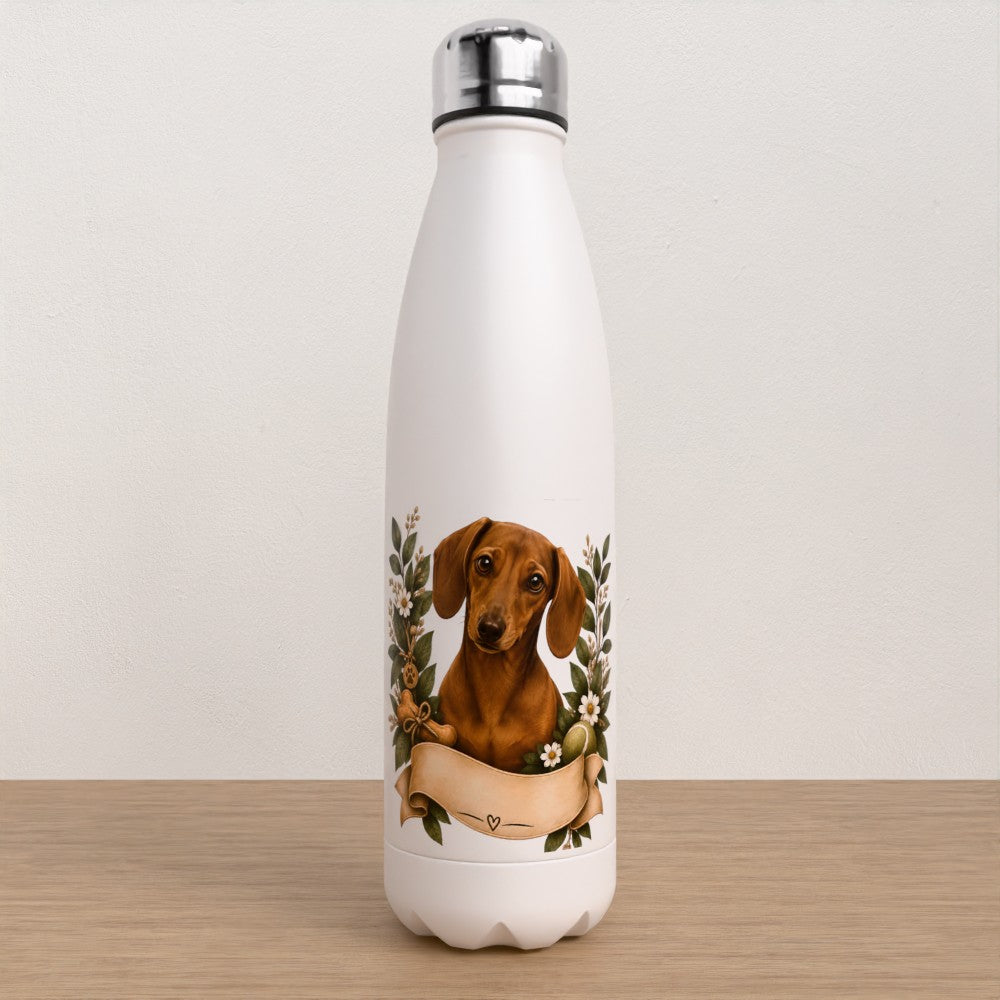 Personalised Dachshund water bottle