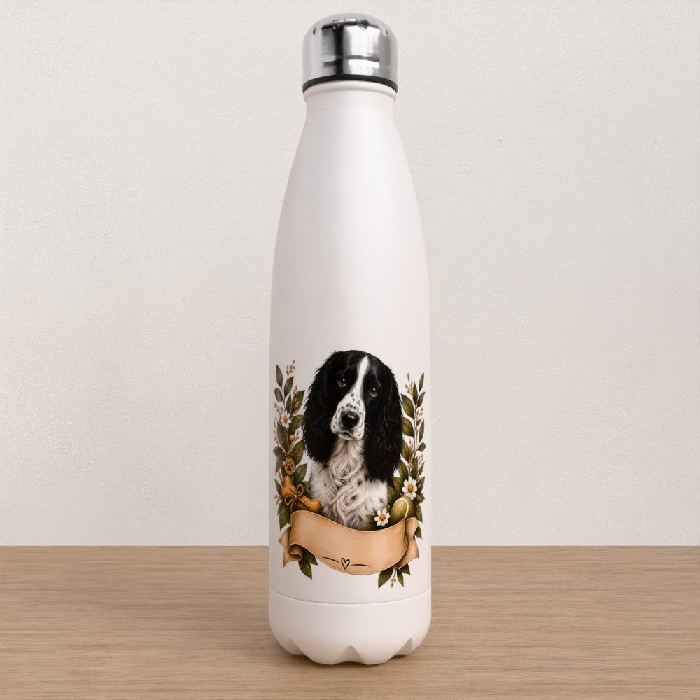 Personalised Spaniel water bottle