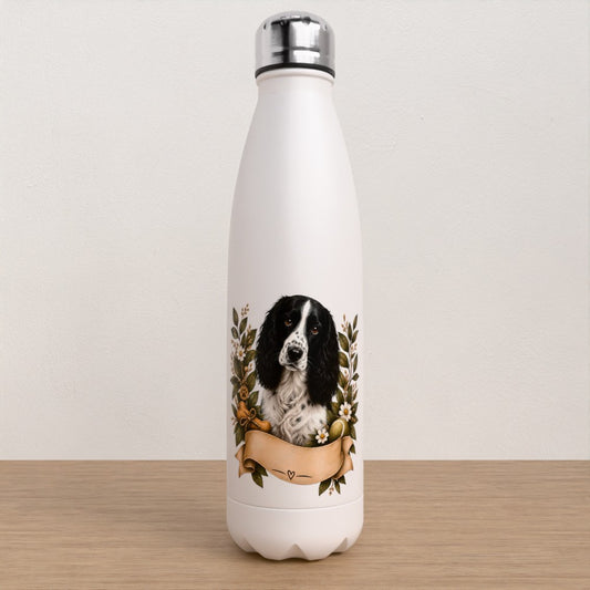 Personalised Spaniel water bottle