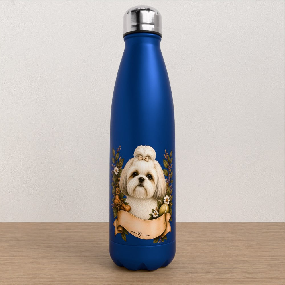 Personalised Shih Tzu water bottle