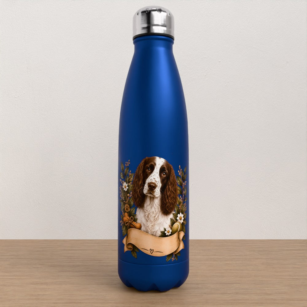 Personalised Spaniel water bottle