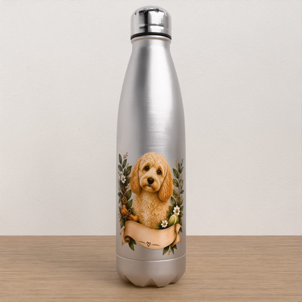 Personalised Cockapoo water bottle