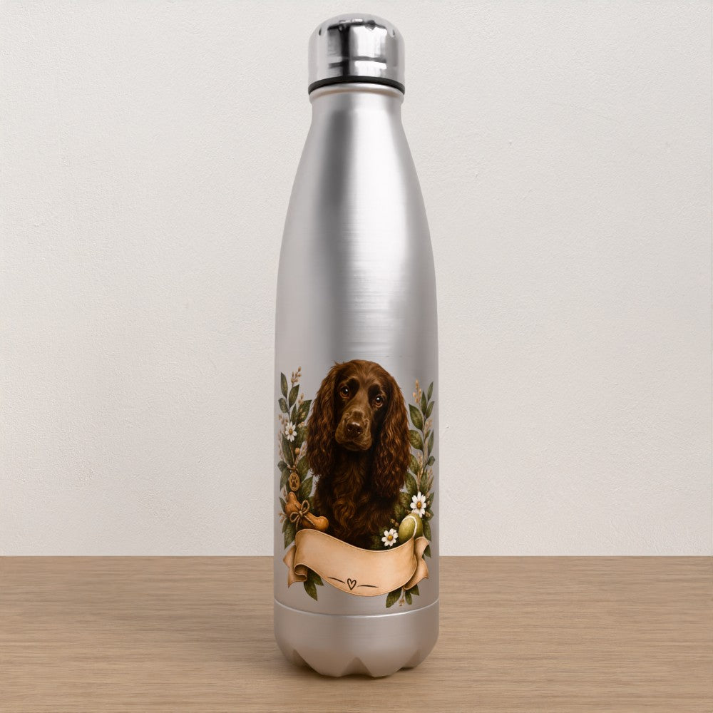 Personalised Spaniel water bottle
