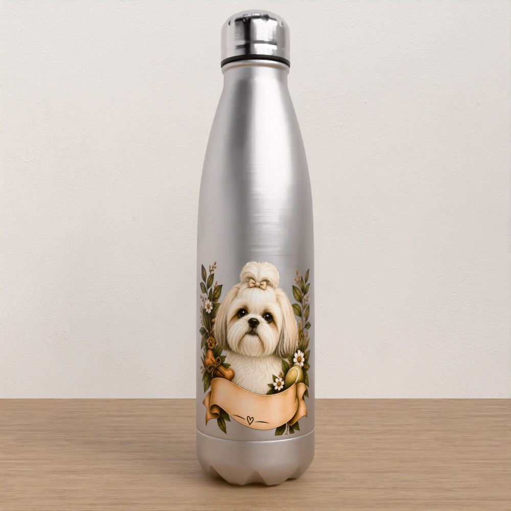 Personalised Shih Tzu water bottle