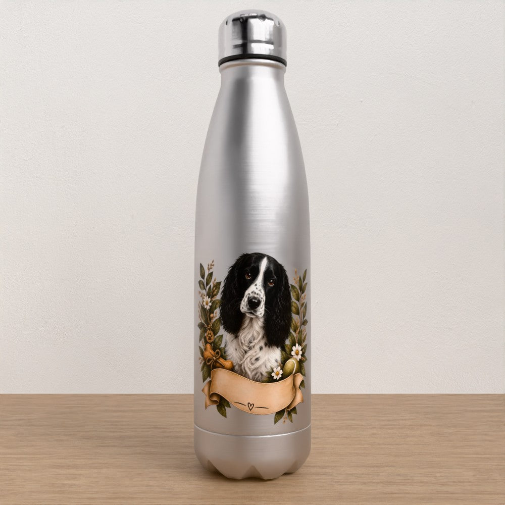 Personalised Spaniel water bottle