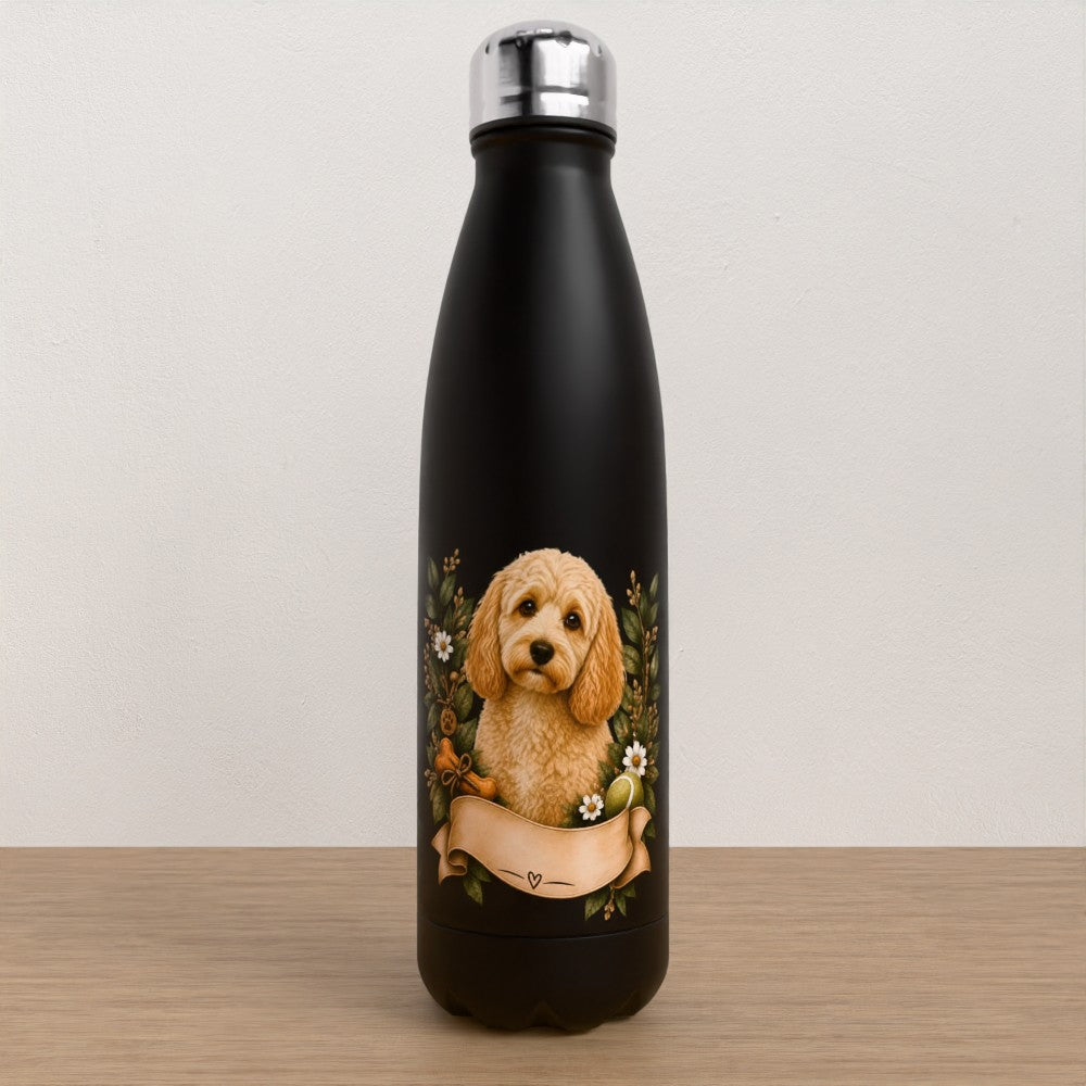 Personalised Cockapoo water bottle
