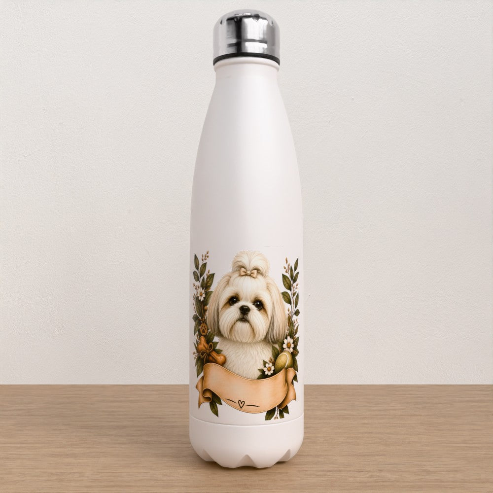 Personalised Shih Tzu water bottle