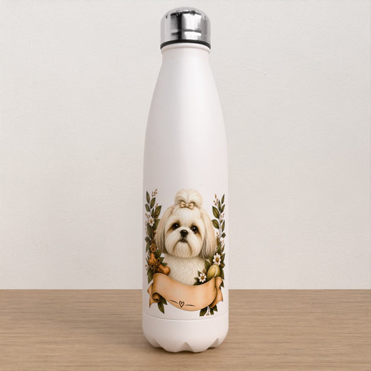 Personalised Shih Tzu water bottle