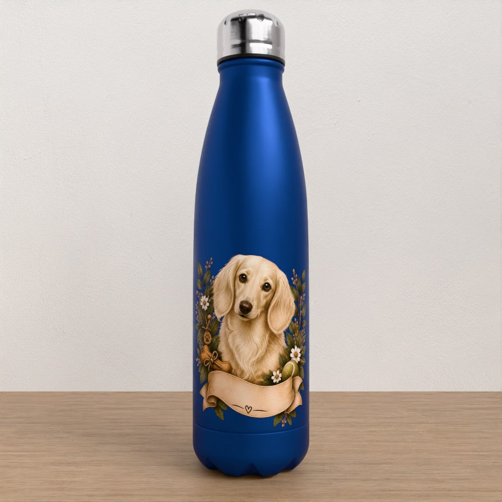 Personalised Dachshund water bottle
