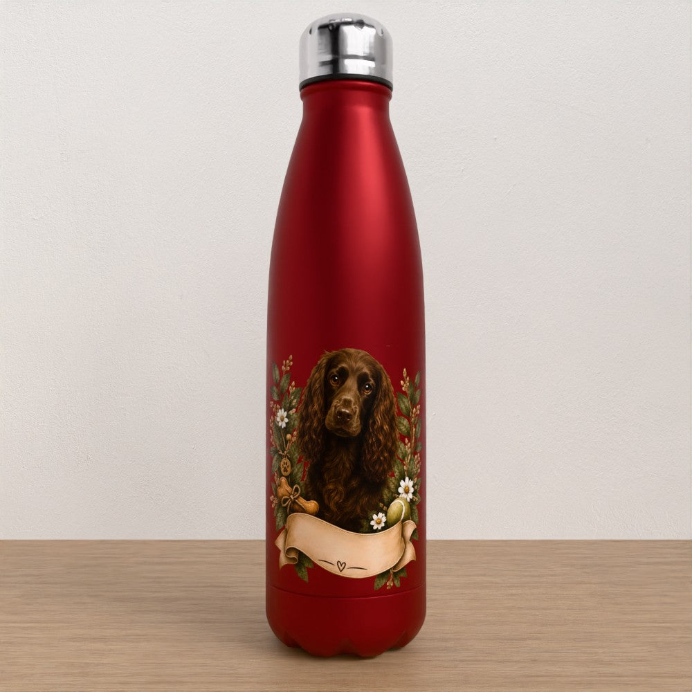 Personalised Spaniel water bottle