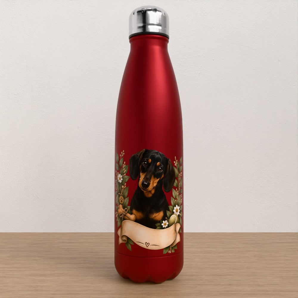 Personalised Dachshund water bottle