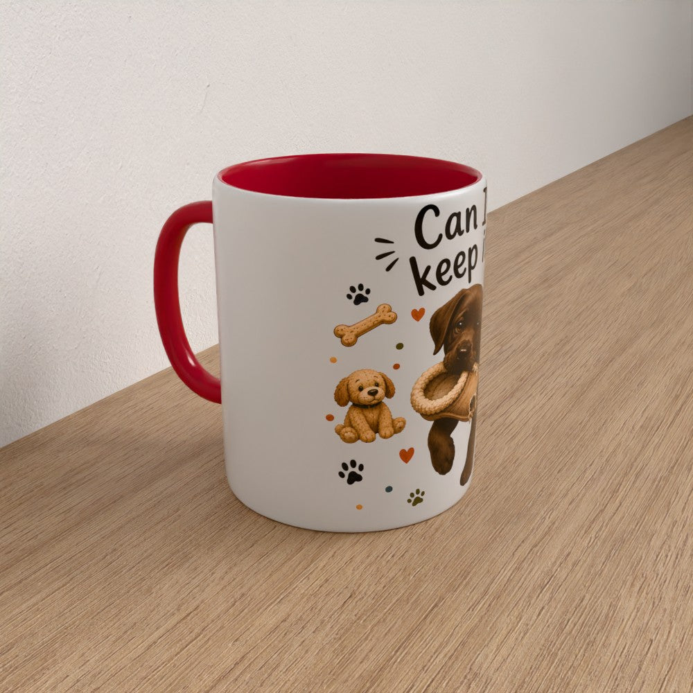 Personalised Labrador mug | choose coat & handle/interiour colour