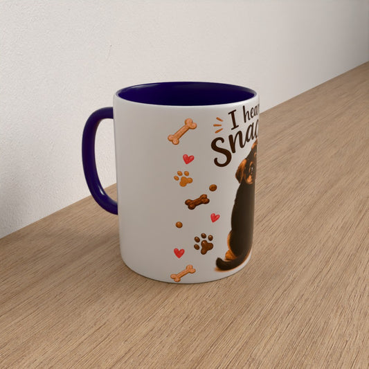 Personalised German Shepard mug |choose coat & handle/interiour colour