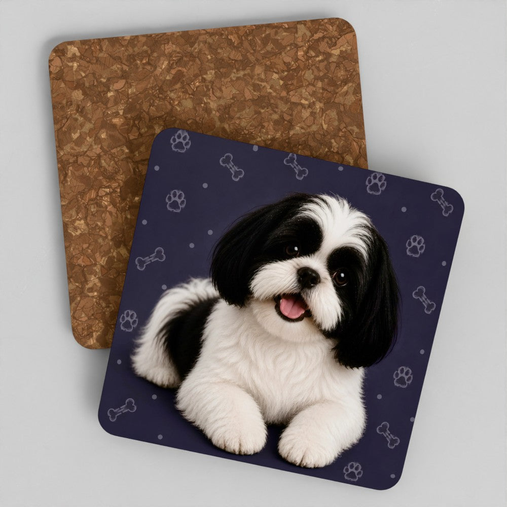Shih Tzu  cork coaster