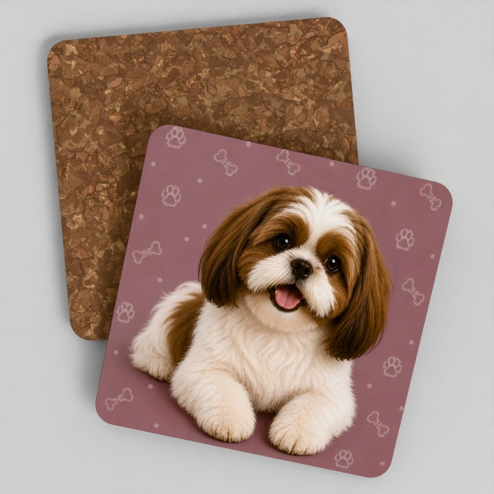 Shih Tzu  cork coaster