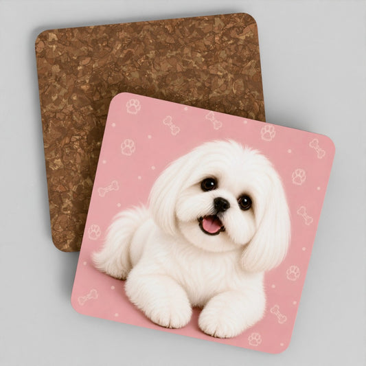 Shih Tzu  cork coaster
