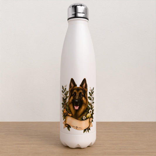 Personalised German Shepard water bottle