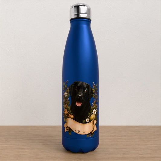 Personalised Labrador water bottle