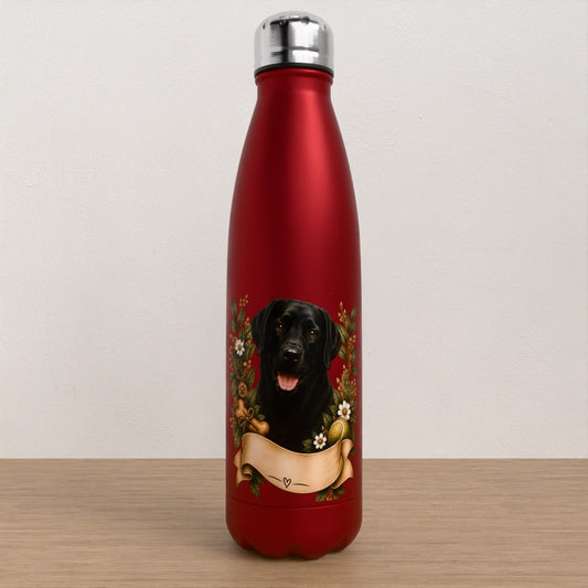 Personalised Labrador water bottle